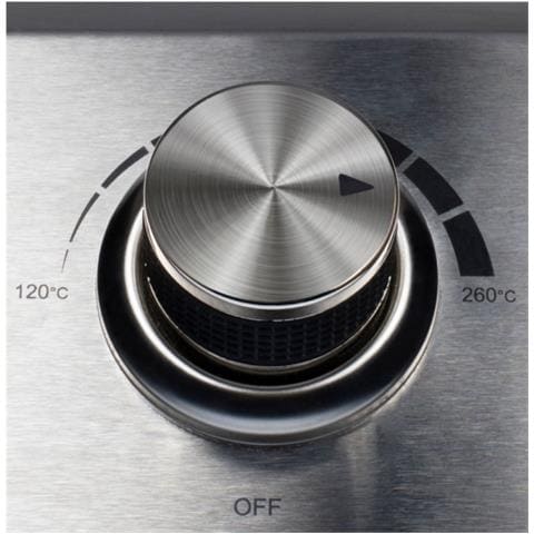 Piastra Elettrico DOC292 in Acciaio Inox Potenza 2800W Misure 43 x 35 cm - Foto 5