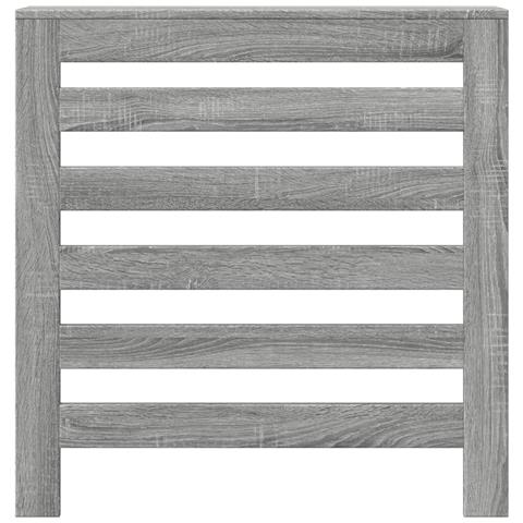 Copertura Termosifone Grigio Sonoma 78x20x82 Legno Multistrato - Foto 3