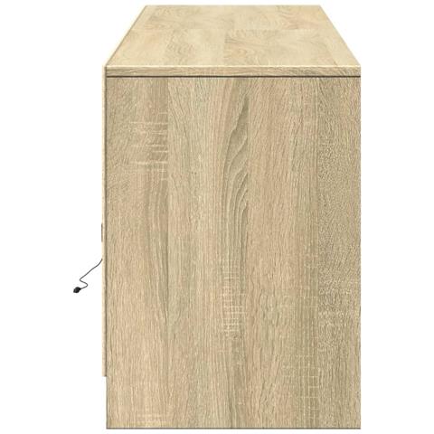 Mobile Porta TV con LED Rovere Sonoma 180x34x50cm in Truciolato - Foto 10