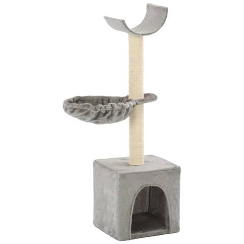 Lusso Casadino - Albero Per Gatti Con Tiragraffi In Sisal 105 Cm Grigio - Foto 2