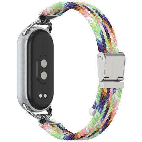 Elegante Cinturino Con Fibbia Intrecciata Per Xiaomi Mi Band 9/10 Multicolor - Foto 1