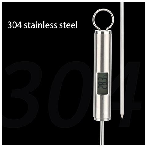 Termometro Digitale Per Vino Termometro Per Alimenti In Acciaio Inossidabile - Foto 2