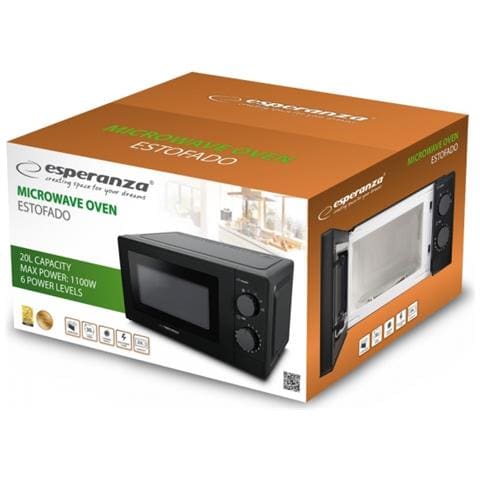 ESTOFADO Nero Solo microonde Superficie piana 20 L 700 W - Foto 3