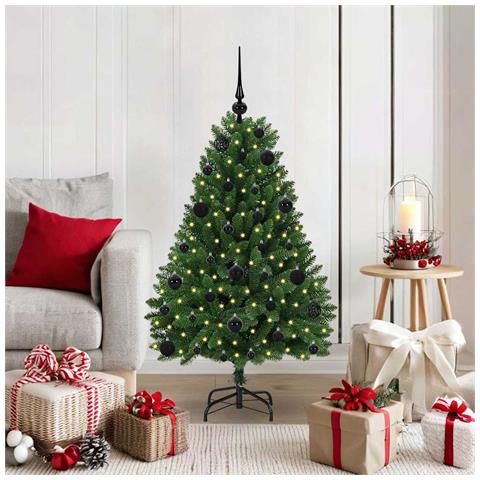 Albero di Natale artificiale Verde 120 cm PVC e Metallo - Foto 2