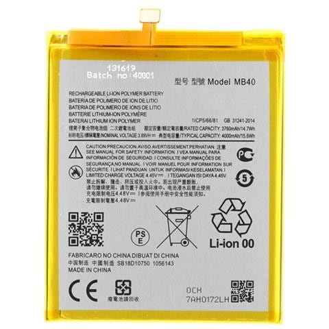 Oem Batteria Testata Ricambio Pari Originale Mb40 Bulk Per Motorola Edge 20 Xt2143-1 - Foto 1