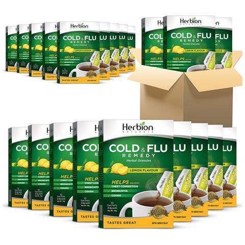 Cold And Flu Mint Herbal Granules - Pack Of 24 - Foto 1