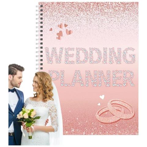 Quaderno Per L'organizzazione Matrimonio: Pianificazione Personalizzabile, Budget E Lista Di Controllo - Foto 1