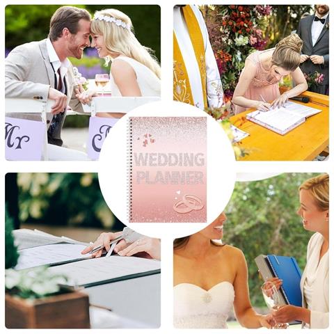 Quaderno Per L'organizzazione Matrimonio: Pianificazione Personalizzabile, Budget E Lista Di Controllo - Foto 7