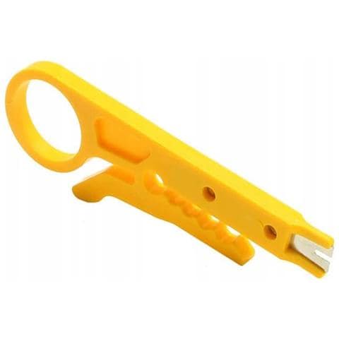 Strumento Di Spellatura Cavi Utp /stp - Rimozione Isolamento Efficace | Diametro 5-6,2mm | Lame In Metallo Per Crimpatura - Foto 1