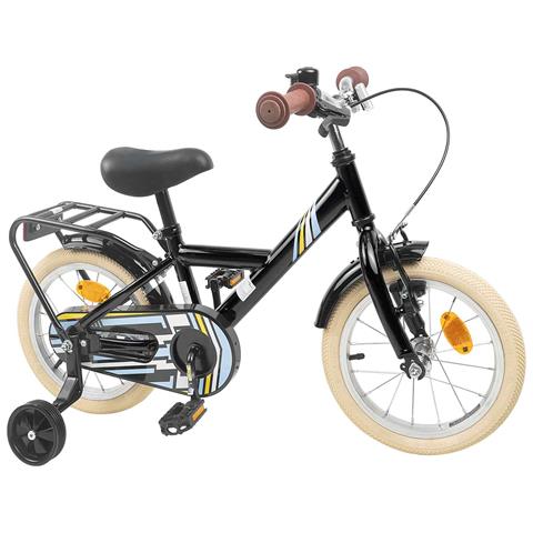 Bicicletta per Bambini 16 Pollici per bambini di 4-6 anni Nero - Foto 2