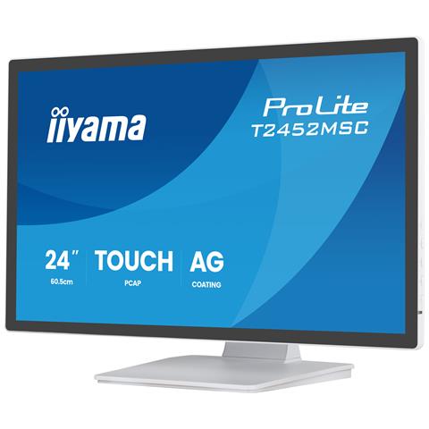 T2452MSC-W2AG Monitor PC 61 cm (24") 1920 x 1080 Pixel Full HD LED Touch screen Bianco - Foto 19