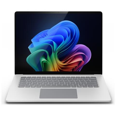 Surface Laptop 7 Copilot+ PC Qualcomm Snapdragon Computer portatile 38,1 cm (15") Touch screen 16 GB LPDDR5x-SDRAM 512 GB SSD Wi-Fi 7 (802.11be) Windows 11 Pro Platino - Foto 1