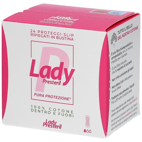 Lady Presteril Proteggi Slip Ripiegati Biodegradabili 24 Pezzi - Foto 1