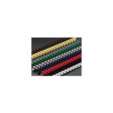 Dorsi plastici a 21 anelli GBC - 25 mm - 240 fogli - blu - 4028242 (conf. 50)  - Foto 1