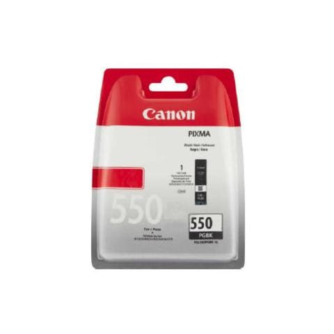 PGI-550PGBK Cartuccia Ink Originale Nera per Canon PIXMa iP7250/8750 Capacità 300 Pagine - Foto 1