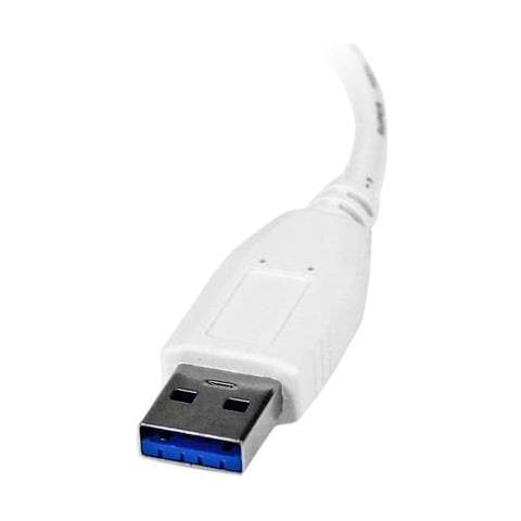 Adattatore di rete NIC USB 3.0 a Ethernet Gigabit - Bianco - Foto 4