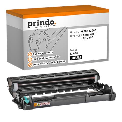 Tamburo Nero Prtbdr2200 Wwk21201 ~12000 Pagine Alternativa Per Brother Dr-2200 - Foto 1