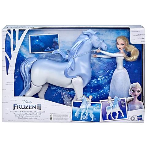 Bambola Elsa E Il Cavallo Nokk Elettronico Disney Frozen 2 E6716/2 - Foto 1