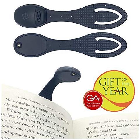 Flexilight Lettura Del Led Luce Del Libro Della Clip Sul Dono Della Lampada Regolabile Viaggi Segnalibro (nero)  - Foto 1