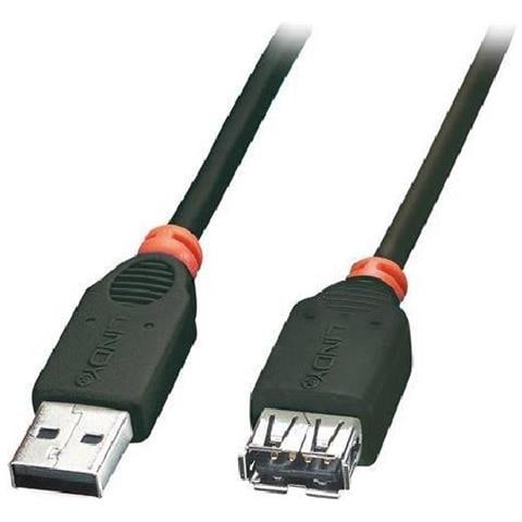 41774, USB A, USB A, Maschio / femmina, Dritto, Dritto, Nero - Foto 2