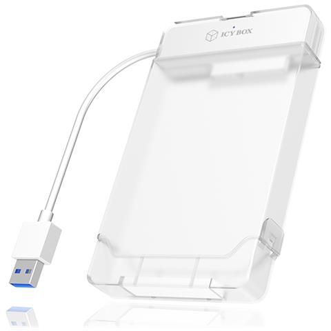 IB-AC703-U3, SATA III, USB 3.0, Maschio / maschio, Bianco, Plastica, Attività, Potenza - Foto 1