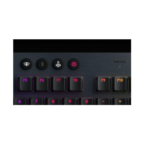 Tastiera Gaming Wireless Meccanica RGB G915 Lightspeed Colore Nero (Layout Svizzero)  - Foto 2