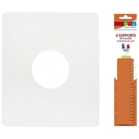 Supporto Per Stampo In Lattice Ø 8 Cm + 4 Supporti A Zeppa - Foto 1