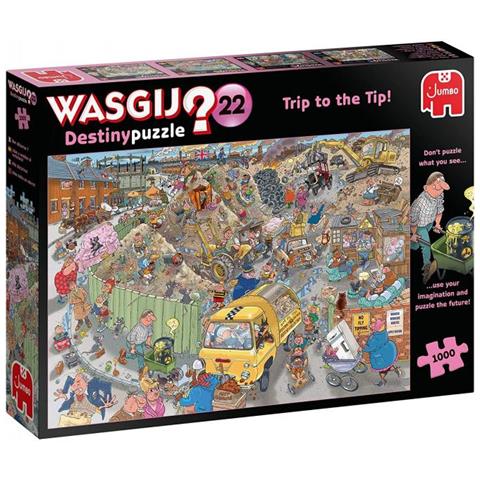Puzzle Wasgij Tutto In Una Pila! 68 X 49 Cm 1000 Pezzi - Foto 1
