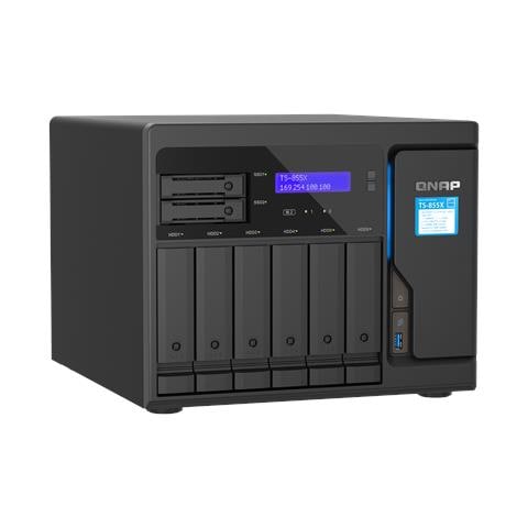 TS-855X SAN Tower Intel Atom® C5125 8 GB DDR4 0 TB QTS Nero - Foto 2