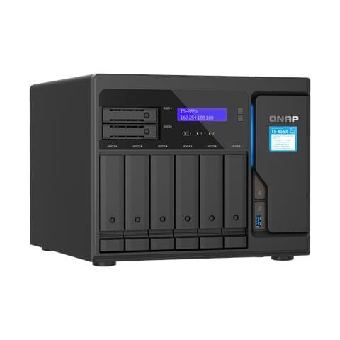 TS-855X SAN Tower Intel Atom® C5125 8 GB DDR4 0 TB QTS Nero - Foto 6