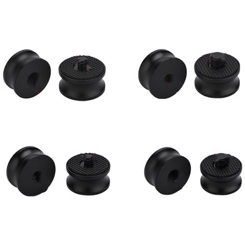 Adattatore Filettato Maschio Da 3/8 Di Pollice Femmina A 1/4 Di Pollice Per Treppiede Fotografico 4 Pezzi - Foto 1