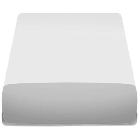 Copriseduta Per Divano Elasticizzato Antimacchia Genius In Tinta Unita Chaise Longue Bianco 1000 - Foto 1