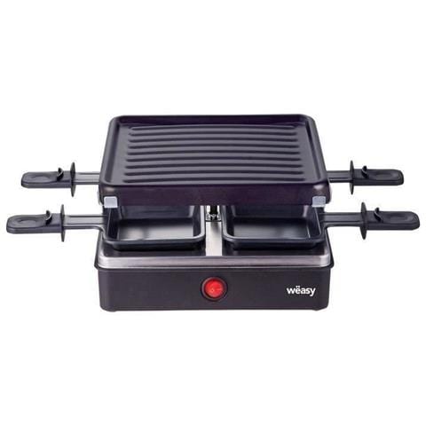 Raclette E Grill Per 4 Persone - 600 W - Rivestimento Antiaderente - 19,7 X 19,7 Cm - Foto 1