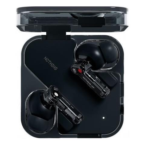 Ear (a) Auricolare True Wireless Stereo (TWS) In-ear Musica e Chiamate USB tipo-C Bluetooth Trasparente, Nero - Foto 2