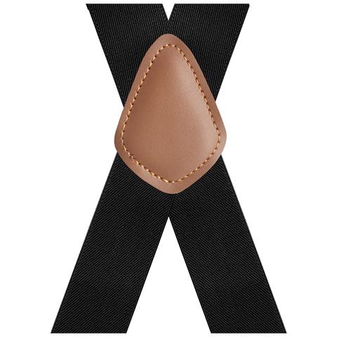 Bretella Elastica Regolabile A Forma Di X Con 4 Clip Darkgrey - Foto 7