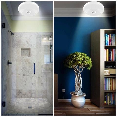 Plafoniera Led Soffitto Rotonda 15w Luce Fredda Sensore Movimento Infrarossi 174 - Foto 5