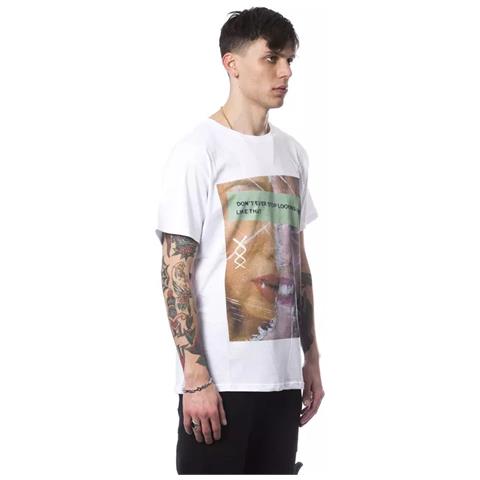 Maglietta In Cotone Bianco - M - Foto 2