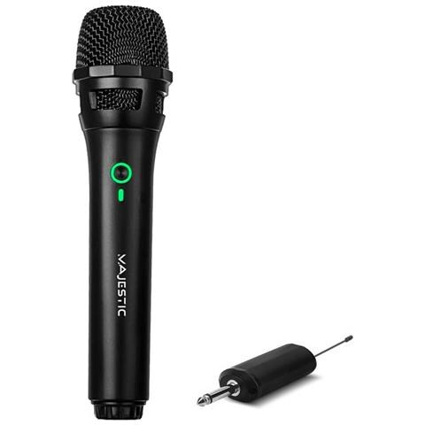 Microfono Wireless Show - Nero - Plastica - 5,1x5,1x20,5 Cm - Foto 2