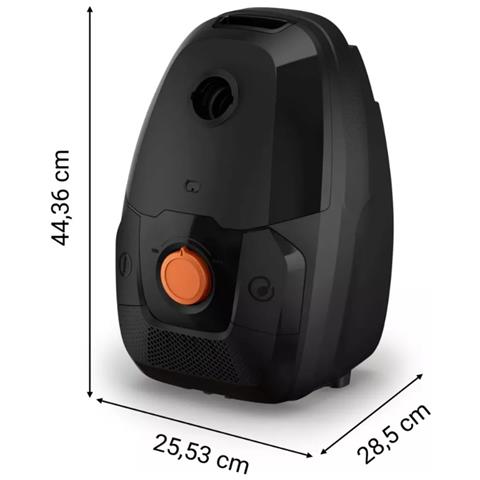Aspirapolvere A Traino Nero /arancione Da 900 W E 79 Db - Ro4934ea - Foto 6