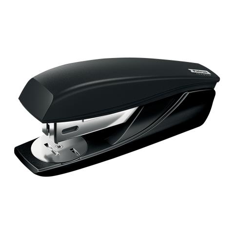 210 Recycle Desktop Stapler - Cuci fino a 25 fogli - 96% plastica riciclata - Punti aperti, chiusi e inchiodati - Include 200 punti Petrus 22/6 - Nero - Foto 1