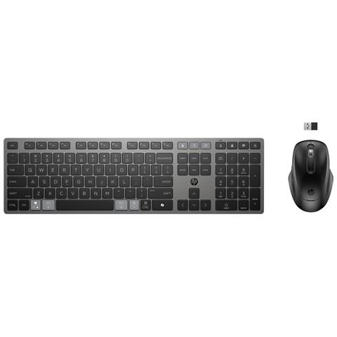 Hp Combinazione Di Tastiera E Mouse Wireless Ricaricabili Multidispositivo 725 - Foto 1