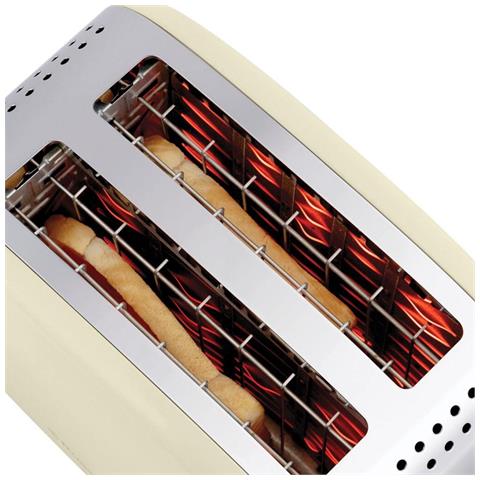 26551-56 tostapane 6 2 fetta /e 1600 W Crema, Argento - Foto 2