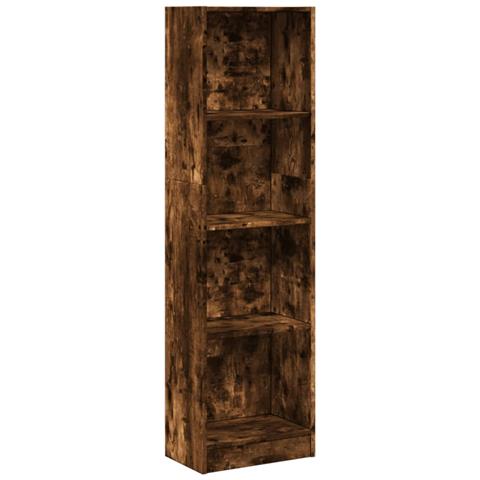 Libreria Rovere Fumo 40x24x176 Cm In Legno Multistrato - Foto 2