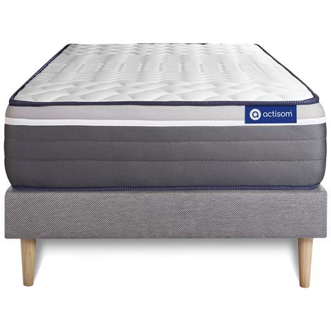 Kit Rete E Materasso Matrimoniale Actiflex Plus 80x190cm - Spessore : 26cm - Molle Insacchettate E Memory Foam- Molto Rigido - Foto 1