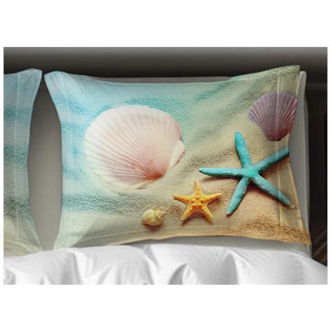 Copripiumino Matrimoniale Stampa Digitale Made Italy 100% Cotone Bahamas - Foto 2