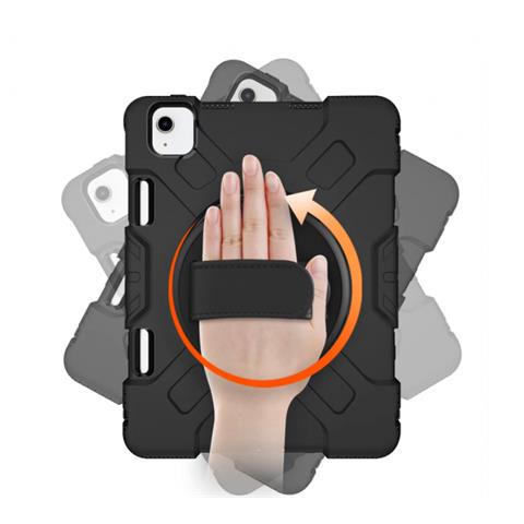 Cover Per Ipad 10.9"" (2022/23) Protezione Completa Manico Rotante 360°, Nero - Foto 2