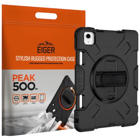 Cover Per iPad 10,9" Protezione Completa Manico Rotante 360° Nero - Foto 10