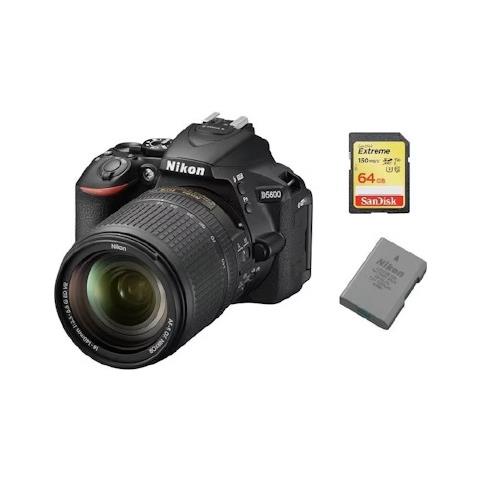 D5600 Kit Af-s 18-140mm F3.5-5.6g Ed Vr Dx + Scheda Sd Da 64gb + Batteria En-el14a - Foto 1