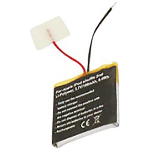 Batteria 3,7v Per Apple Ipod Shuffle 2g Li-polymer 100mah - Foto 2