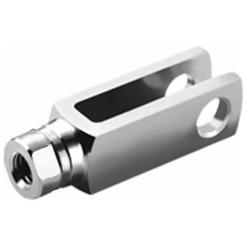 Forcella Gambo Rotante Filetto M8 Dx Lunghezza 32mm Confezione Da 5 Pezzi - Foto 1